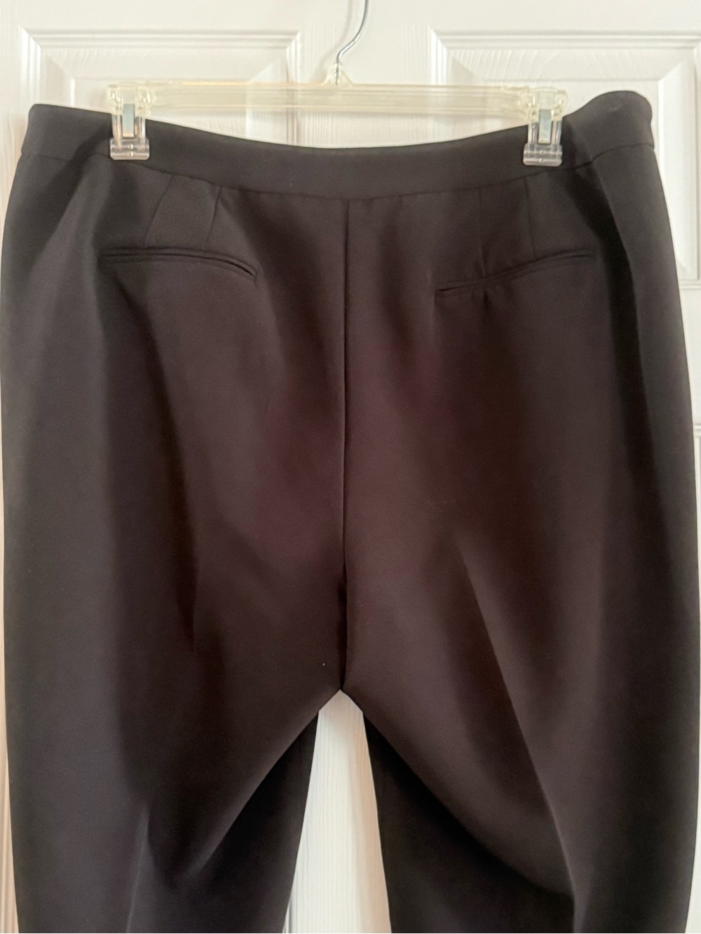 Women’s Black Stretch Zip-Pocket Dress Pants - Picture 3 of 6